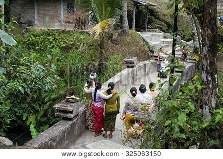 Indonesia Bali Sept 20, 2019 Gunung Kawi Temple In Ubud,