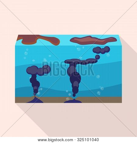 Vector Illustration Of Water And Station Symbol. Collection Of Water And Purification Vector Icon Fo