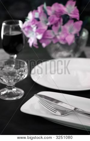 Receptionen middagsbordet