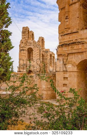 A Fragment Of The Historical Building Of The Gordian Amphitheater
