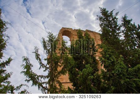 A Fragment Of The Historical Building Of The Gordian Amphitheater