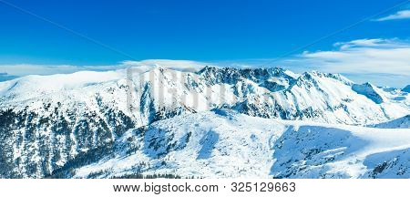 Pirin Mountains In Winter In Bulgaria