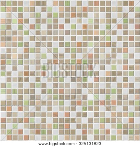 Color tile bathroom wall background
