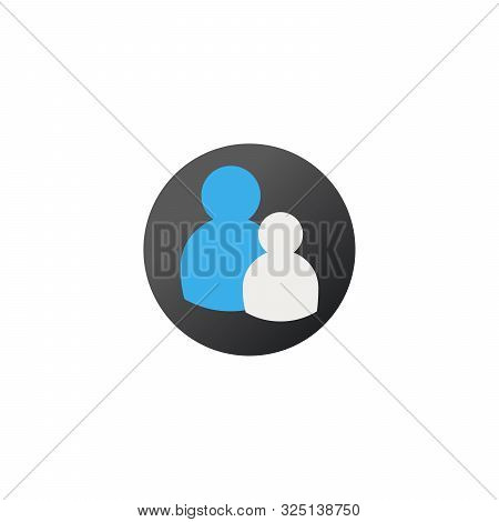 User Icon. Stock Vector Illustration Isolated On White Background.