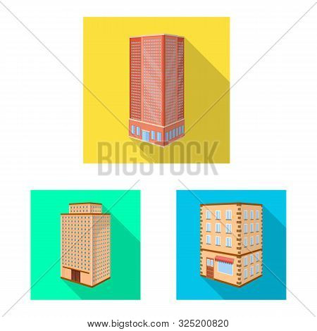 Vector Illustration Of Construction And Building Symbol. Collection Of Construction And Estate Vecto