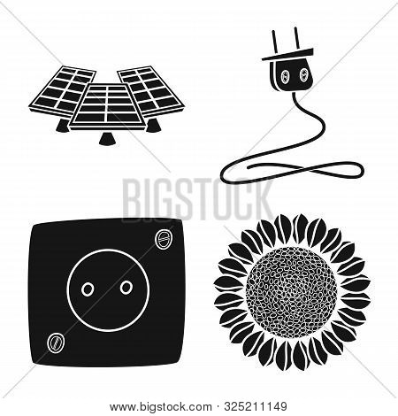 Isolated Object Of Innovation And Technology Symbol. Set Of Innovation And Nature Stock Vector Illus
