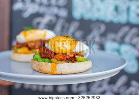 Huevos Benedictinos From Mexican Food
