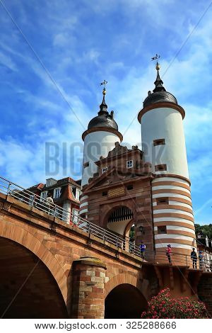 Heidelberg Is A City On The Neckar In Germany