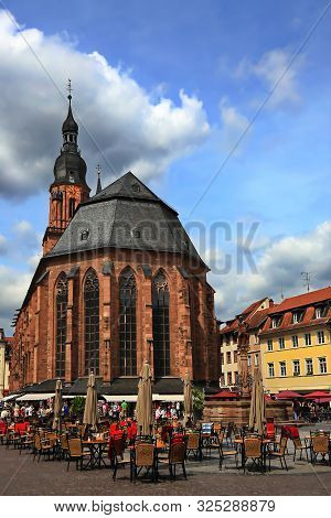 Heidelberg Is A City On The Neckar In Germany