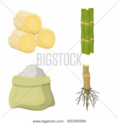 Vector Design Of Natural And Production Icon. Natural And Organic Stock Vector Illustration.