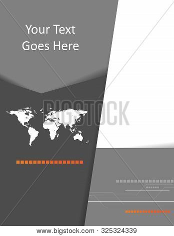 Bright Vector Modern Design Template. Annual Report Elements For Your Work. Colorful Layout, Magazin
