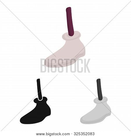Vector Design Of Leg And Foot Logo. Graphic Of Leg And Gesture Vector Icon For Stock.