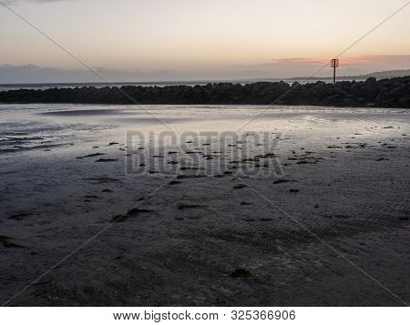 Llanelli Beach South Wales Sky Scene Outside Landscape Beauty