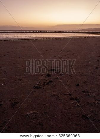 Llanelli Beach South Wales Sky Scene Outside Landscape Beauty
