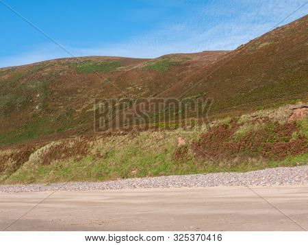 Worms Head South Wales Gower Peninsula Outside Coastal Scene