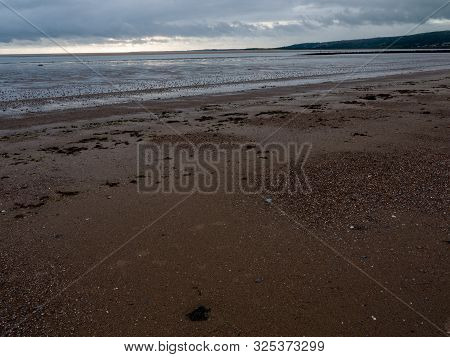 Llanelli Beach South Wales Sky Scene Outside Landscape Beauty