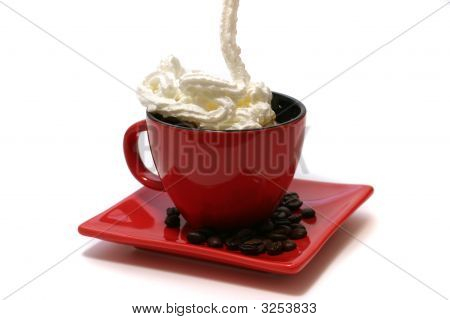 กาแฟดำและครีม
