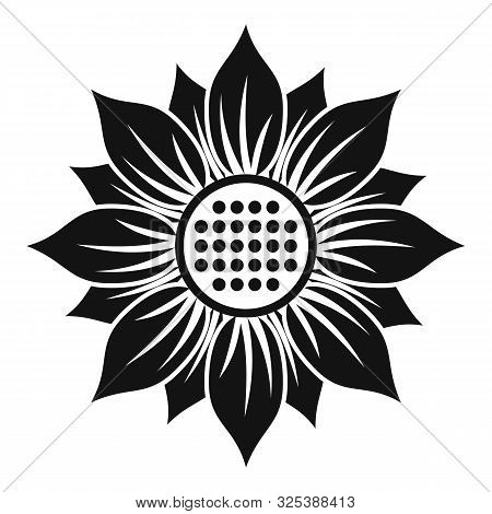 Helianthus Icon. Simple Illustration Of Helianthus Vector Icon For Web Design Isolated On White Back
