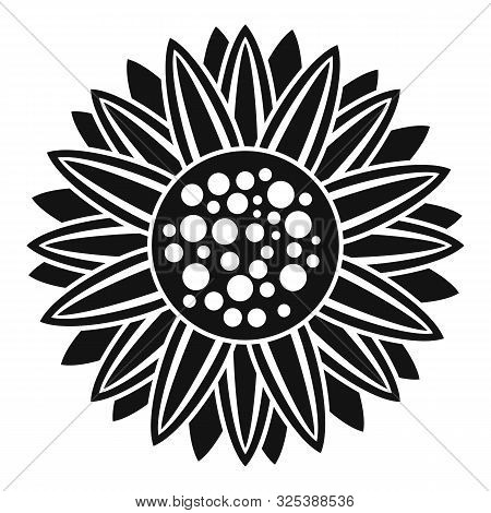 Helianthus Plant Icon. Simple Illustration Of Helianthus Plant Vector Icon For Web Design Isolated O