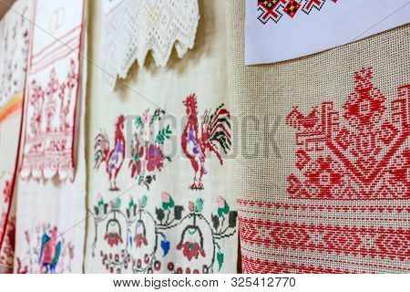 Krasnoe, Russia - May 2016: Ethnographic Museum In The Village Of Krasnoye Near Borovsk, An Exhibiti