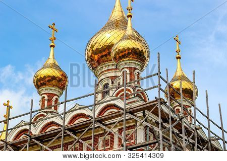 Restoration Of The Church Of Archangel Michael In 1774 In The Village Of Krasnoye, Borovsky District