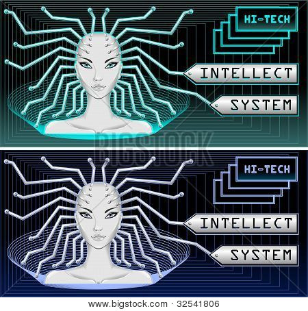 Sistema di intelletto e hi tech technology