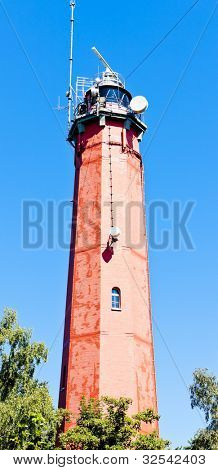 Lighthouse Latia Morska i Hel, Pommern, Polen