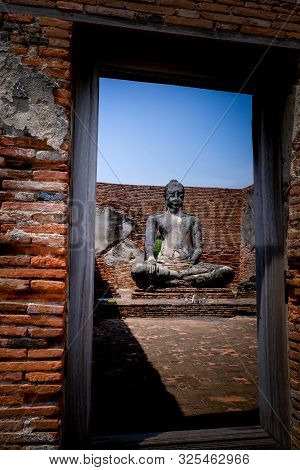 Old Temple Ayuttha Of Thailand Heritage Of Asia