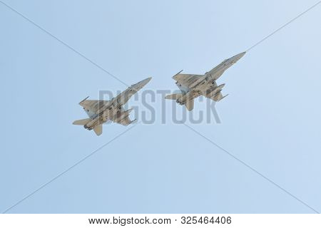 F18 Hornet Red Devils During The Miramar Air Show