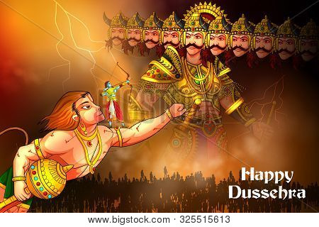 Rama Killing Ravana Vector & Photo (Free Trial) | Bigstock