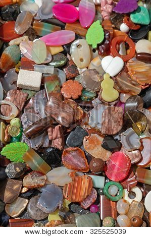 Variety Mix Plastic Bijoux Gem Stones Decoration