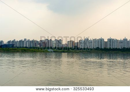 View To Yeoeuido Buildings From The Hang River