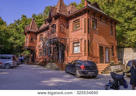 Gorny Settlement, Krasnodar Krai, Russia - September 15, 2019: Deserts, Temple And Spring Of Theodos
