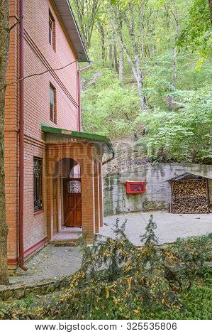 Gorny Settlement, Krasnodar Krai, Russia - September 15, 2019: Deserts, Temple And Spring Of Theodos