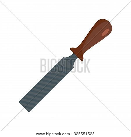 Rasp File Tool Icon. Flat Illustration Of Rasp File Tool Vector Icon For Web Design
