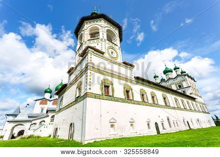 Russian Orthodox Church. Nicolo-vyazhishchsky Monastery In Veliky Novgorod, Russia