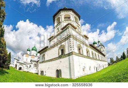 Russian Orthodox Church. Nicolo-vyazhishchsky Monastery In Veliky Novgorod, Russia