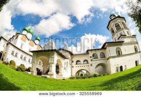 Russian Orthodox Church. Nicolo-vyazhishchsky Monastery In Veliky Novgorod, Russia