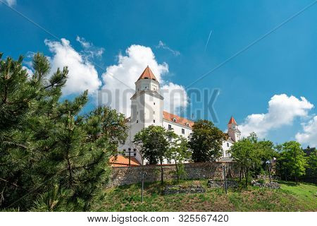 BRATISLAVA, SLOVAKIA - June 27, 2018: Bratislava Castle in Bratislava, Slovakia