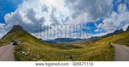 Picturesque Summer Mountain Landscape Of Durmitor National Park, Montenegro, Europe, Balkans Dinaric