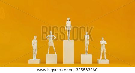 Attracting and Keeping Top Talent in Your Company 3D Render