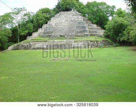 This Is The Site Of An Aztec Temple Area Known As The Jaguar Temple Located In Guatemala