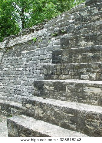 This Is The Site Of An Aztec Temple Area Known As The Jaguar Temple Located In Guatemala