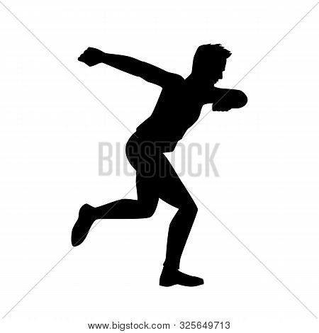 A Male Street Dance Hip Hop Dancer In Silhouette