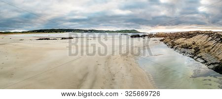 Narin Strand Is A Beautiful Large Blue Flag Beach In Portnoo, County Donegal - Ireland