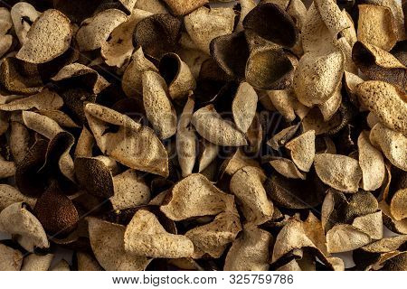 Dried manderine, tangerine peels. Chenpi. Traditional ingredients.