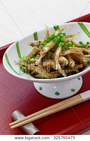 crispy fried whitebait, japanese style