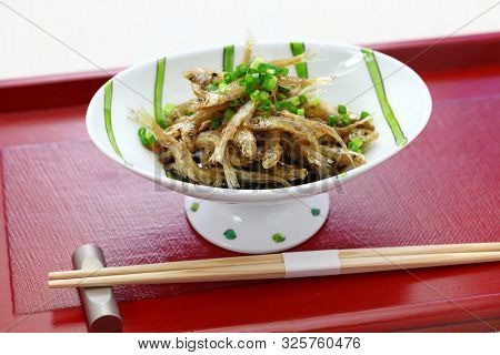 crispy fried whitebait, japanese style