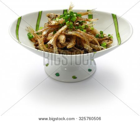 crispy fried whitebait, japanese style