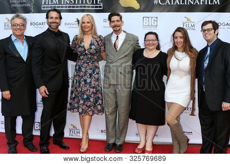 LOS ANGELES - SEP 28:  Shawn Nightingale, Kevin Makely, Mira Sorvino, Idan Menin, Tineka Becker, Lauren Francesca, Jared Forman at the 2019 Catalina Film Festival on September 28, 2019 in Avalon, CA